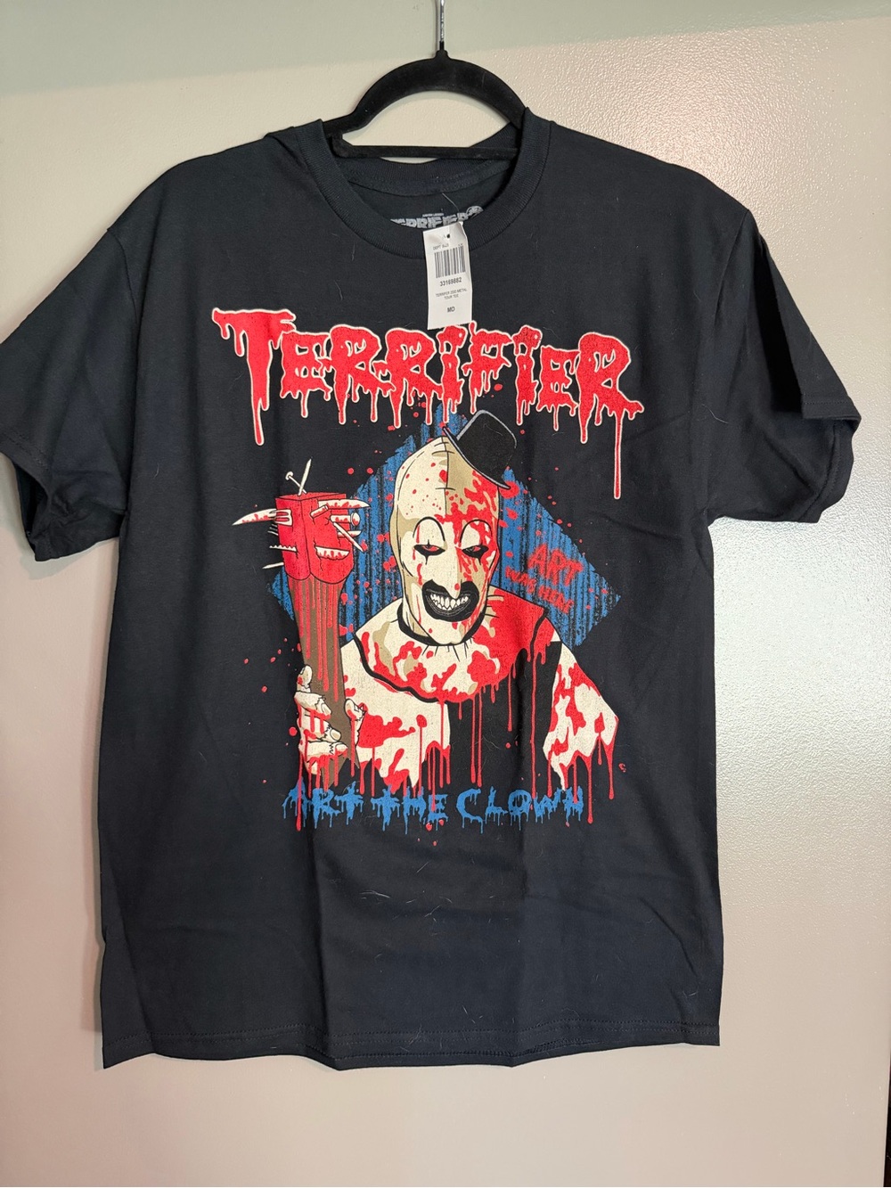 NWT Terrifier Graphic Horror Clown Black Tee